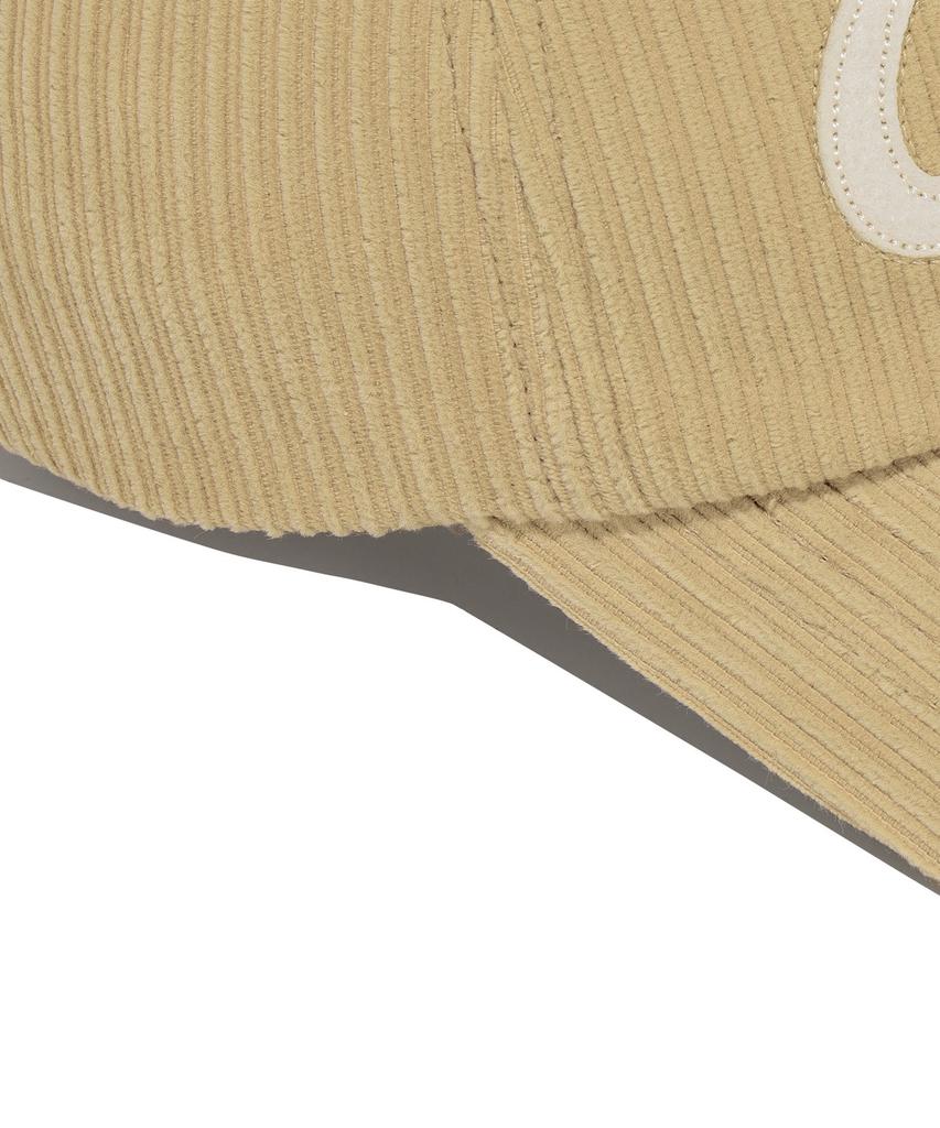COVERNAT Authentic Applique Corduroy Ball Cap Beige