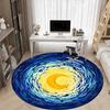 1 Stück Sternenhimmel Stuhlteppich für das Büro, Weich, Rutschfeste Polyestermatte, Büro, Wohnzimmer, Schlafzimmer, Langlebiges Polyester yy251207132