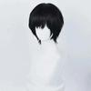 Anime Chainsaw Man Yoshida Hirofumi Cosplay Wig Short Black Heat Resistant Synthetic Hair Man Party Wigs