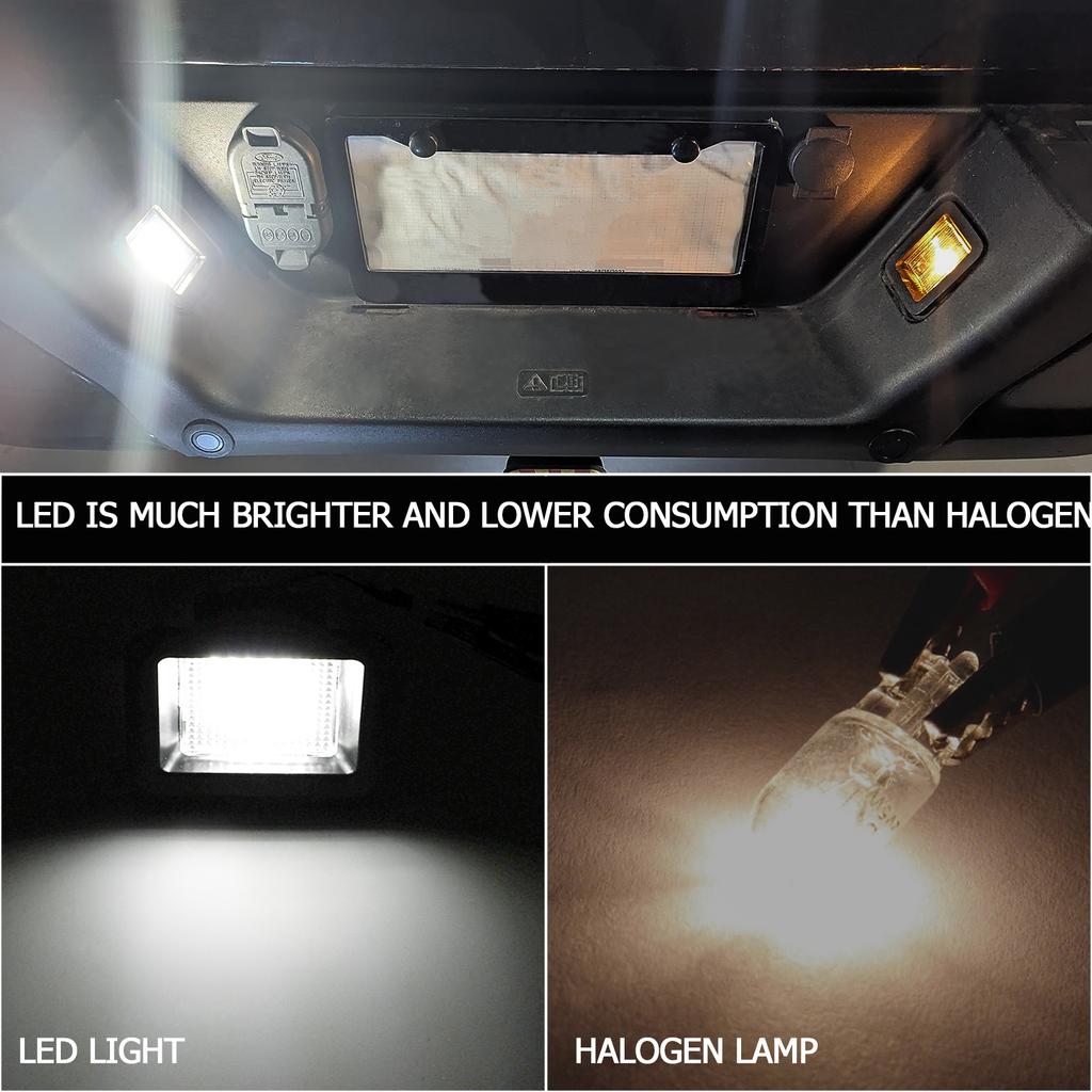 For Ford F150 2015 2016 2017 2018 2019 Raptor 2016 2017 Ranger 2019 2020 6000K Pickup License Plate Light Waterproof Accessories