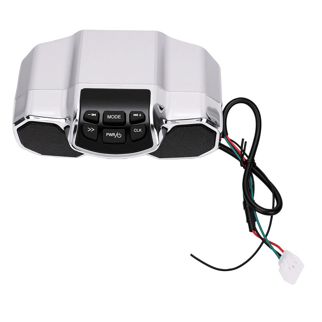 Motorcycle Bluetooth Speaker with MP3 Water Proof Subwoofer Scooter Handlebar Music Player