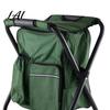 Sgabello Pieghevole 3-in-1 con Zaino Frigo Robusto Portatile Pieghevole Sgabello Multiuso Leggero per Pesca Caccia Campeggio Viaggio