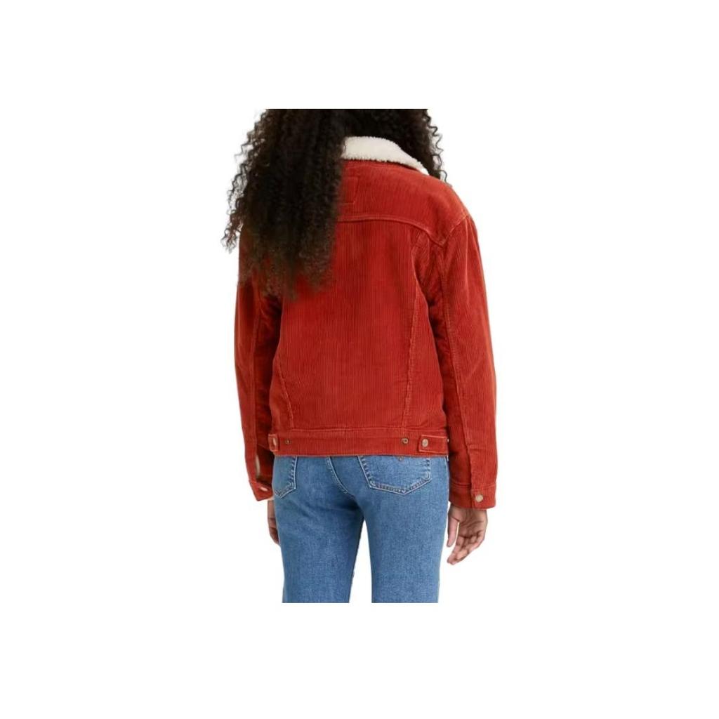 Levis FW23 Commuter Hrubá bunda s dlouhým rukávem Bavlna Dámské svrchní oblečení Červená 36137-0053