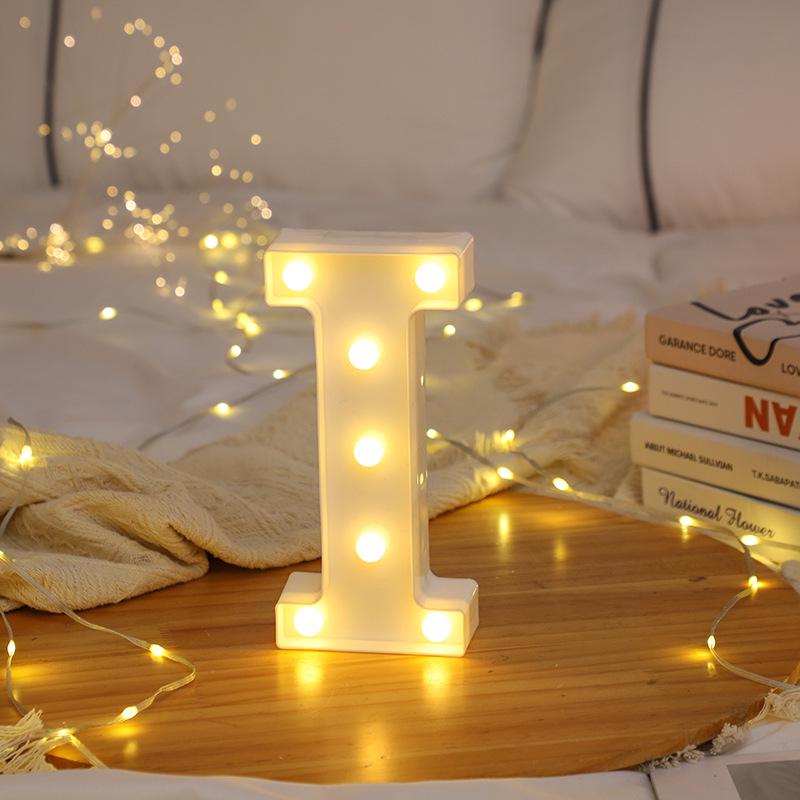 LED Letter and Number Lights for Celebrations and Proposals