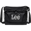 New Lee Fabric Business Travel Crossbody Bag For Men Unisex Obsidian Black/Gray Green LE240082M-1