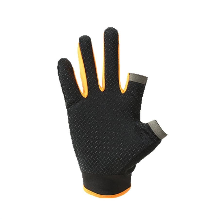 2-Finger Exposed Fishing Gloves, Anti-Slip Breathable Touchscreen Outdoor Sports Gloves