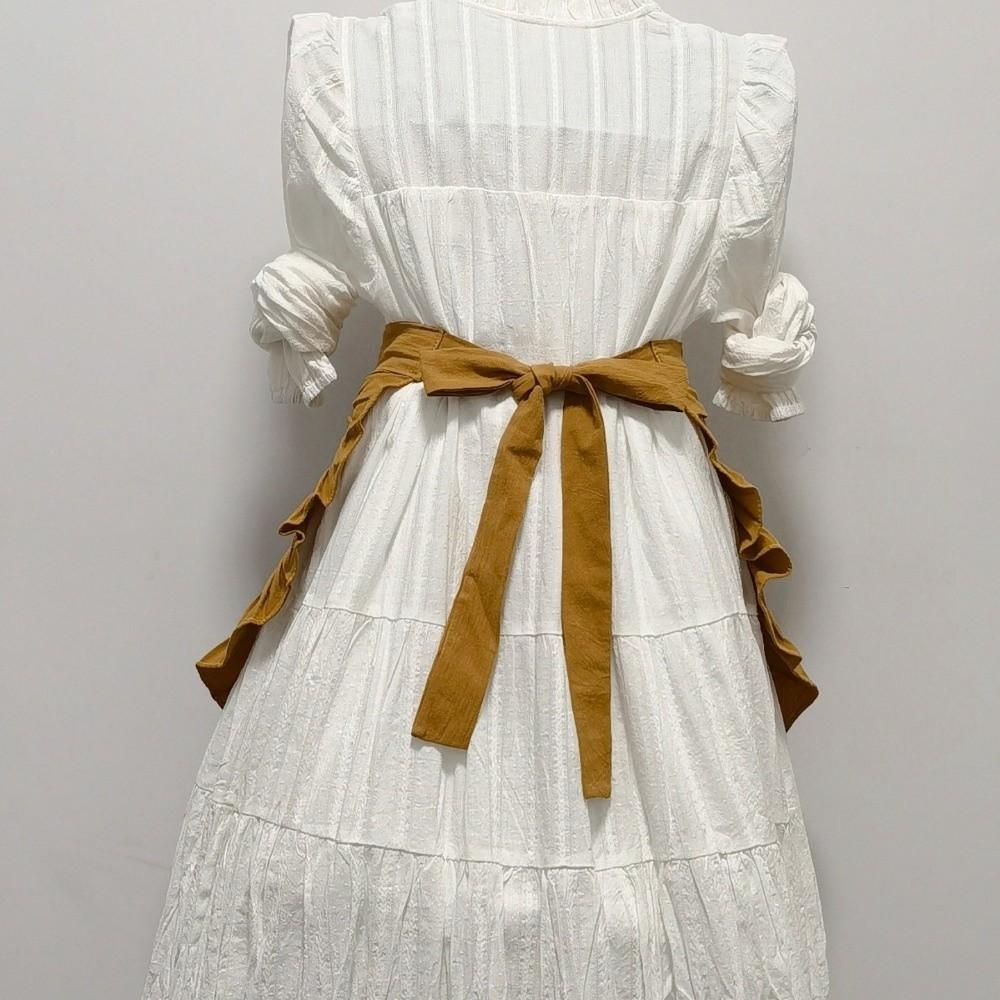 Exquisite Waist Apron Elegant Half Apron Portable Waitress Apron Restaurant