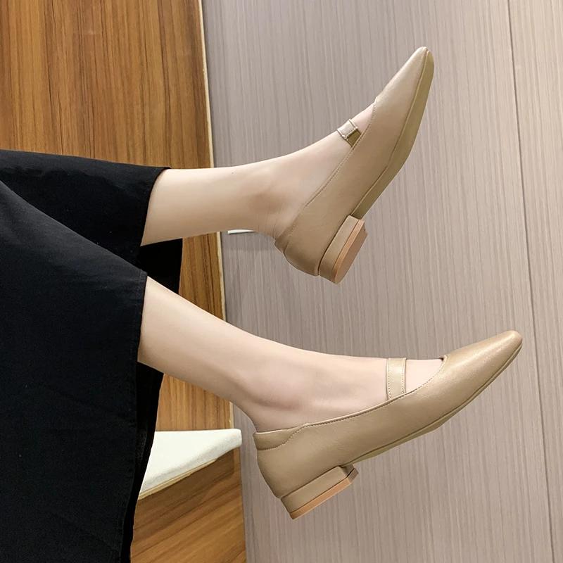 Fashion New Shoes for Women Slip-on Women's Flats Fashion Round Toe Daily Flats Women Hot Sale  Soft Bottom Women's Flat Shoes