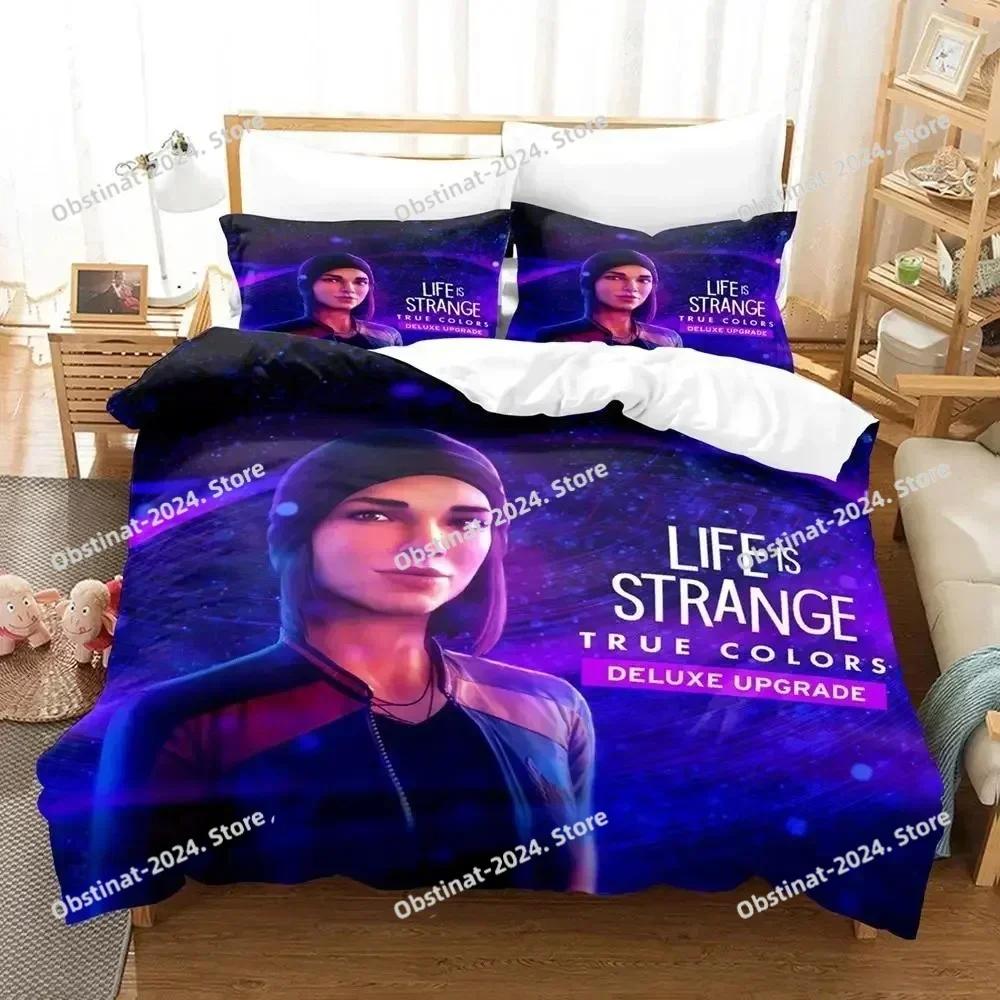 Life Is Strange Game True Colors Bedding Set Printed single Comforter Quilt Bed Cover Pillow Case 3 Pieces Sets Kids Adult Size