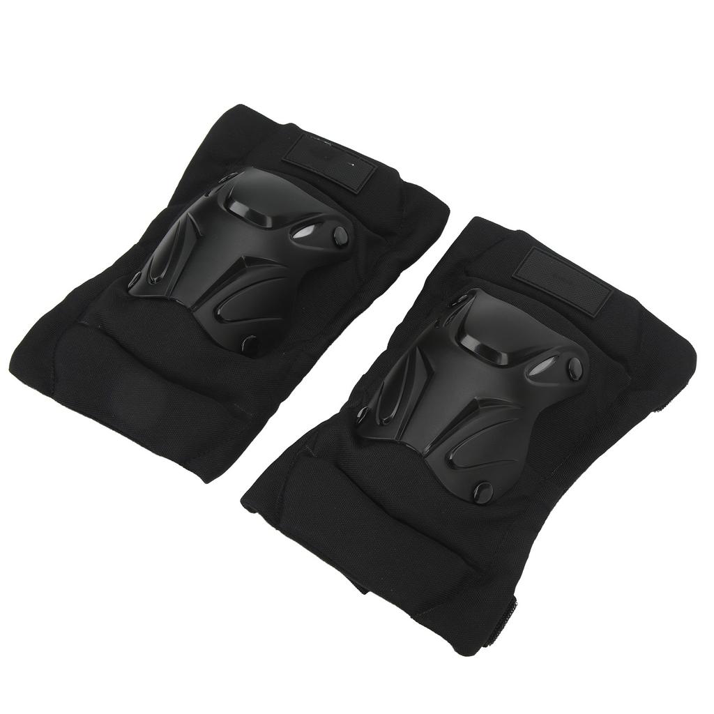 2pcs Knee Pads Guard Short Reflective Thickened PP Flexible Bendable Breathable Rubber Motorcycle Knee Guard for Outdoor