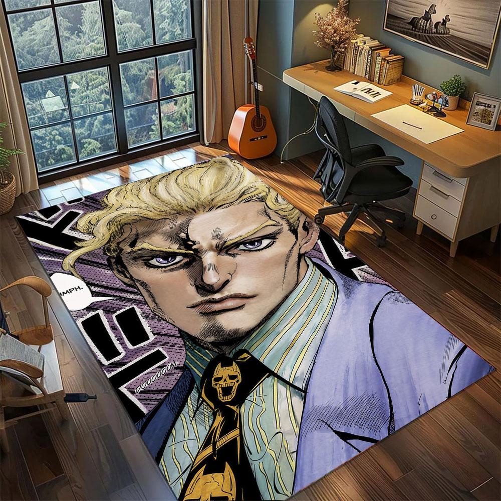 Jonathan Joestar JoJo Teppich für Wohnzimmer Schlafzimmer Heimdekoration Coole Filmmatte Spielbodenmatte