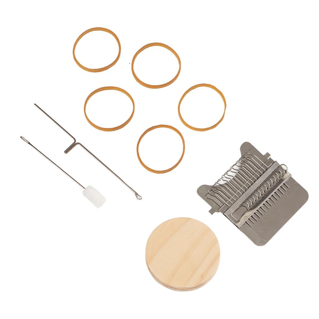 Small Weaving Loom Stainless Steel Pine Household Stitching Mending Tool for Clothes Socks
