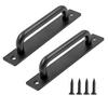 YFFSFDC Aluminum Alloy Door Handles, Cupboard Pull Handles, for Cupboards, Cabinets, Closets, Drawers, Kitchen Doors, Furniture Accessories, Screws In