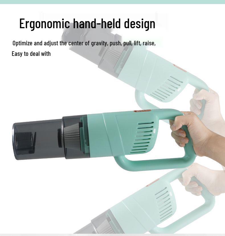 Compact High-Suction Wireless Vacuum & Mop for Dust, Hair and Mite Removal