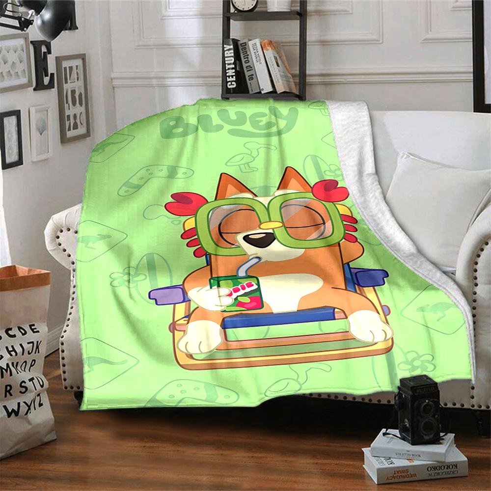 1pc B-Blucy Blanket, Gift, for Men and Women, Soft Blanket, Good for Sofa Bed Couch Travel, Lightweight Flannel Blanket