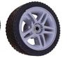 Lawn Mower Wheels Set 17cm Front 20mm Rear Replacement Parts For Grass Cutting Mower Rear Wheel Replacement Garden