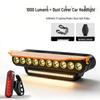 High Decibel Bicycle Horn and Headlight for Night Riding