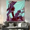 Kaiju No 8 Wall Tapestry Aesthetic Wall Hanging Printed Fabric Blanket Decorative Tapestries for Bedroom Living Room Home Decor
