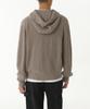 MUSINSA STANDARD Ribbed Knit Hooded Zip-Up [Heather Beige]