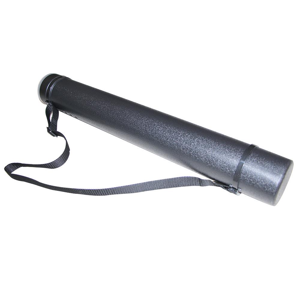 Telescopic Archery Quiver - Black Plastic Arrow Storage Tube