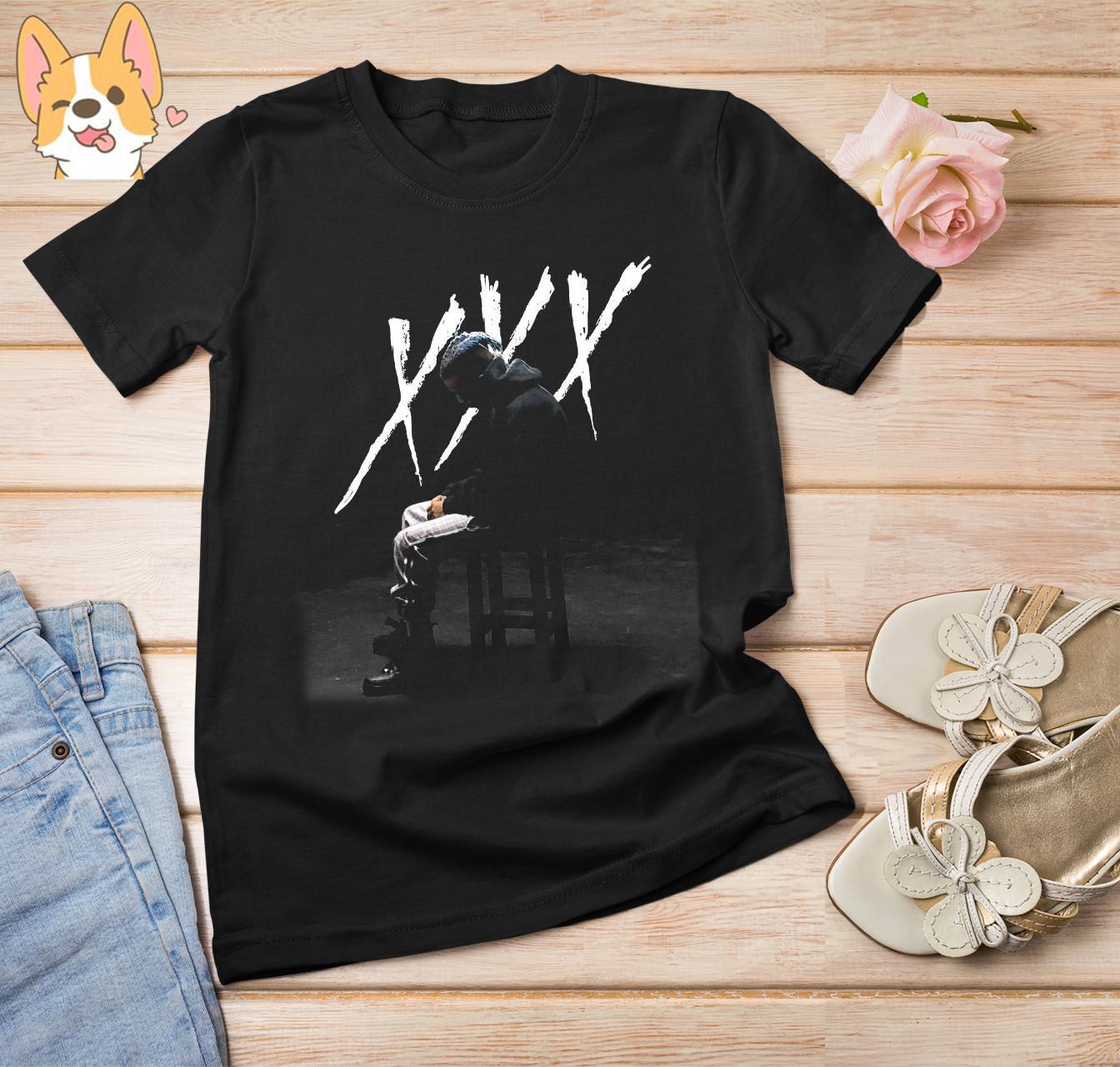 New XXXtentacion Bad Vibes Forever All size Black Shirt Gift Fans A218 L