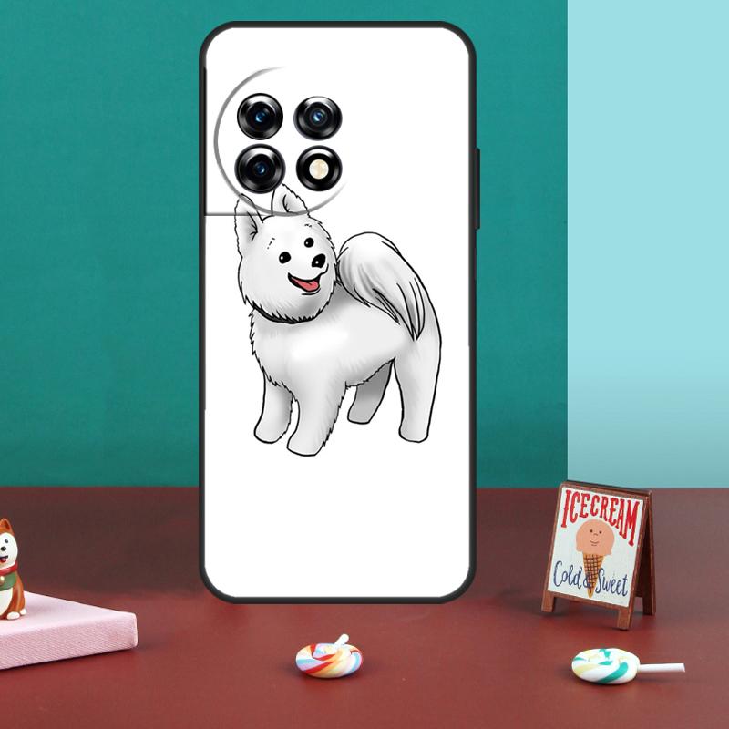Cartoon Samoyed Dog For OnePlus 13R 12R 10R 13T 10T 8T 11 12 13 15 Case For OnePlus Nord 5 CE 2 3 4 Lite N20 N30