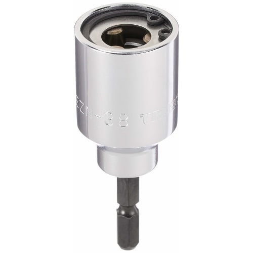 TRUSCO Electric Screwdriver Socket, Fits All Threads, Screw Diameter W3/8, TEZN38