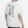 Nike Great Unity Logo Print Sports Round Neck Short Sleeve T-Shirt Men Tops White DM7899-100
