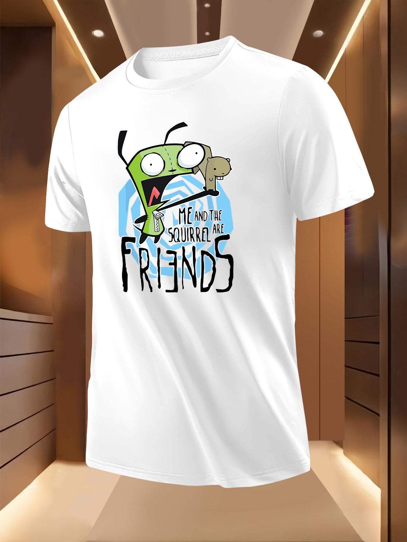 Graphic Tshirt - Me and the Squirrel Friends Cartoon De... XXL