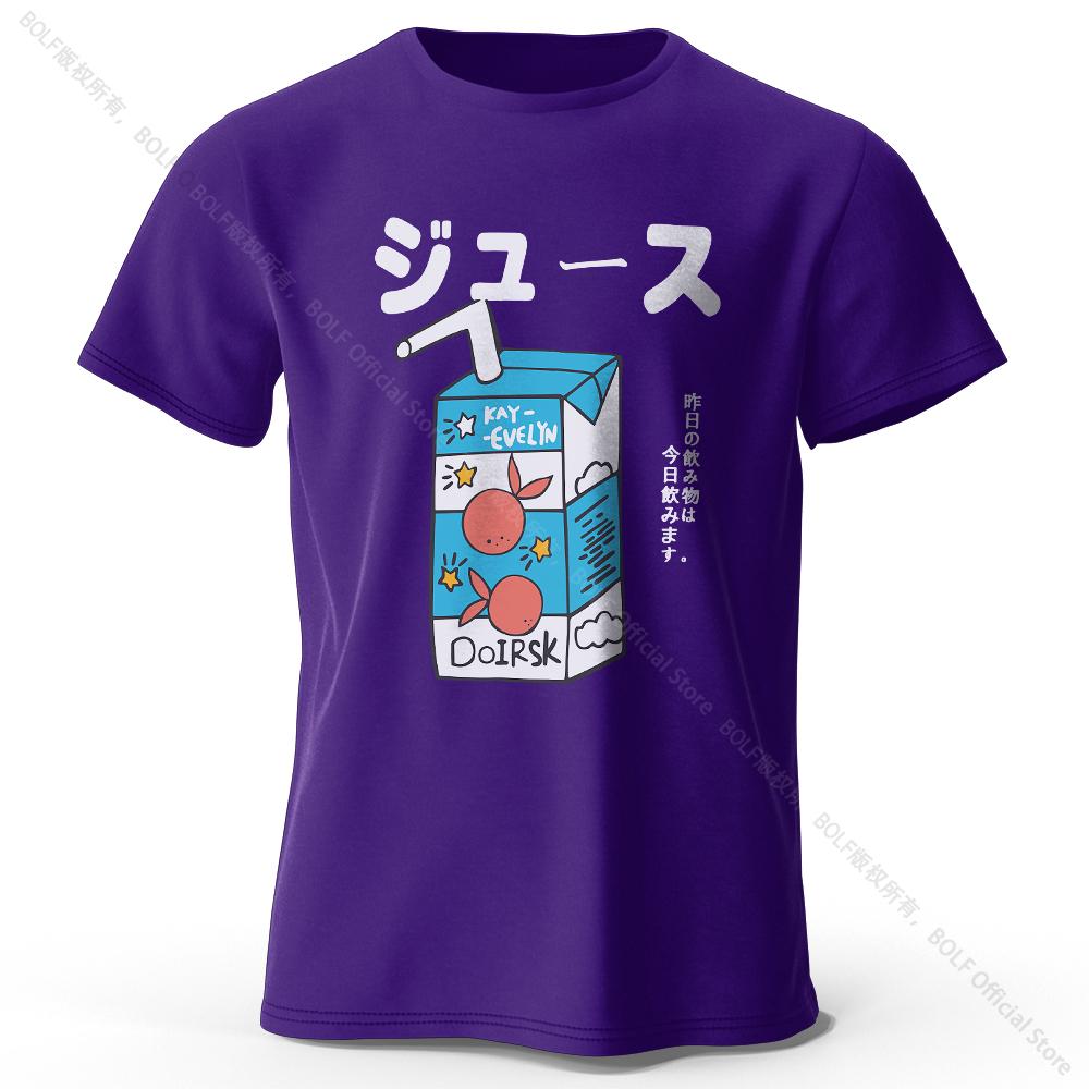 Japanese Soda Pop Anime Printed 100% Cotton T-Shirt, Ultra Soft Round Neck Short Sleeve Tee for Men & Women
