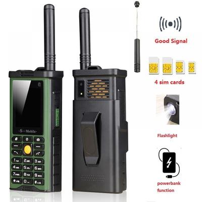 Batteria esterna di lunga durata quattro-Sim quattro-standby telefono cellulare antenna pull-up segnale forte pulsante funzione macchina