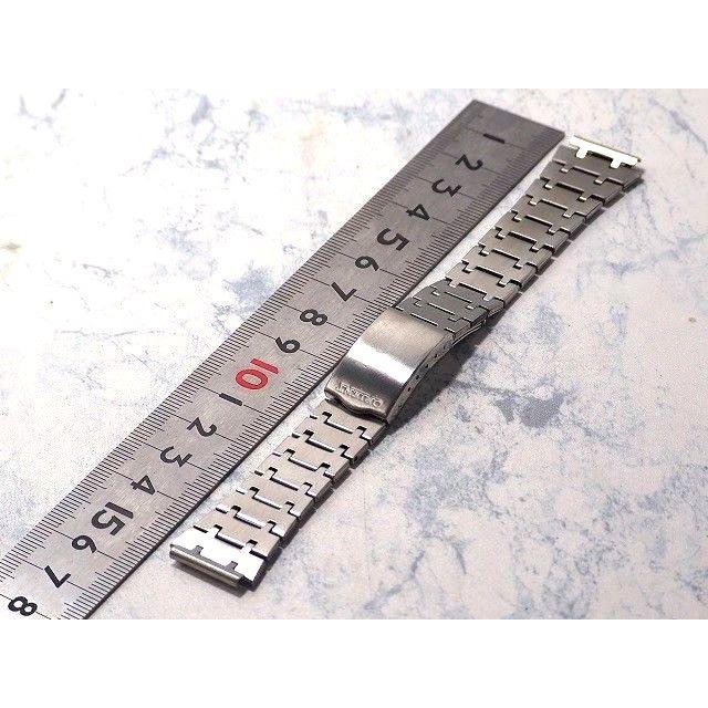 Used ORIENT Genuine Stainless Steel Belt Lug Width Approx. 18.0mm Men's Watch Strap Used Vintage [TS046]