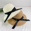 New Sun Hat Sun Protection Lace Edge Straw Hat Women's Summer Bow Casual Beach Hat Sun Cool Hat