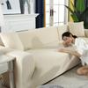 Thickened Elastic Sofa Cover Full Coverage  Solid Color Winter Nordic Simple Leather Sand Hair Towel  Full Cover Sofa Cushion Cover Fabric