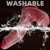 New Realistic Soft Double Silicone Big Dildo 2Colors Penis 6 Sizes Vaginal Masturbation Suction Cup Dick Woman Anal Sex Toy