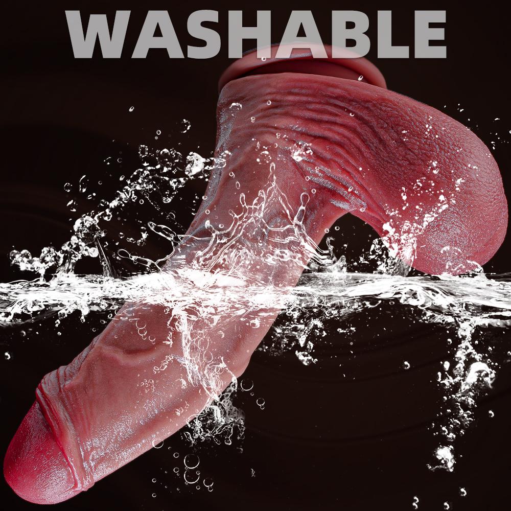New Realistic Soft Double Silicone Big Dildo 2Colors Penis 6 Sizes Vaginal Masturbation Suction Cup Dick Woman Anal Sex Toy