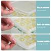 24 Grid Ice Cube Tray with Lid Covered Ice Cube Trays No Spill Ice Cube Cube Box Silicone Ice Cube