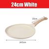20/24/28cm Nonstick Crepe Egg Pan Pizza Frying Pan Tortillas Griddle Pan Granite Coating Flat Pancake Pan Induction Compatible
