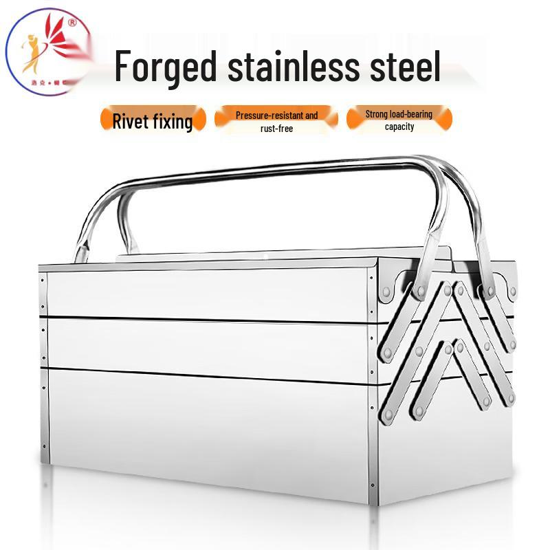 Locke Butterfly Stainless Steel Folding Toolbox