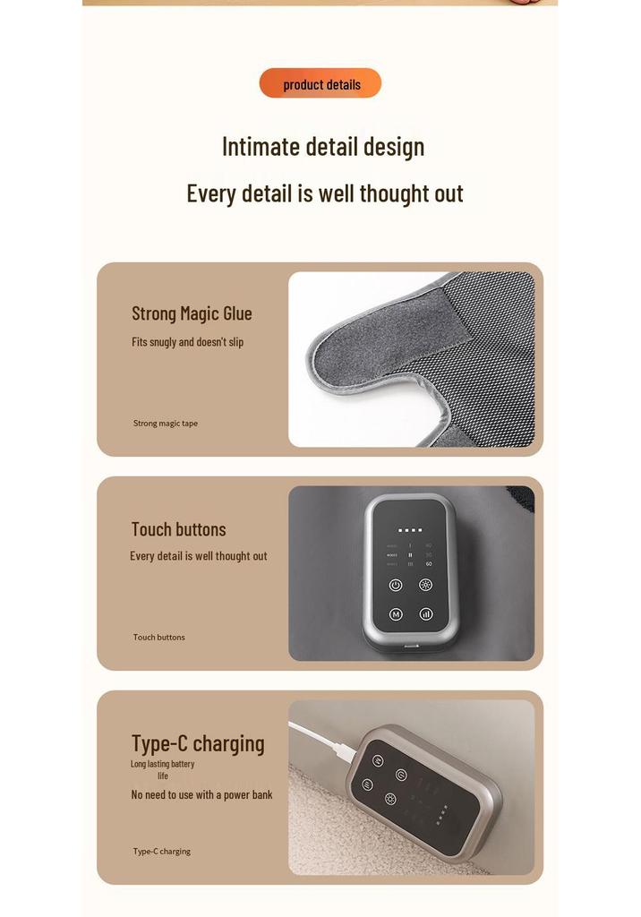 Leg Slimming Multi-Functional Air Wave Massager: Electric Pneumatic Decongestant with Constant Temperature Hot Compress