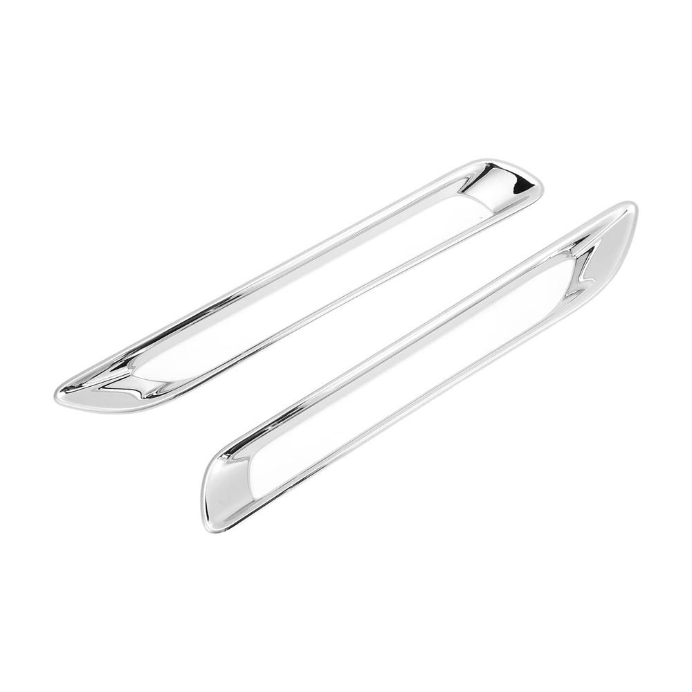 2Pcs Rear Foglights Lamp Cover Frame Plastic Trim For Toyota New RAV4 2019-2023