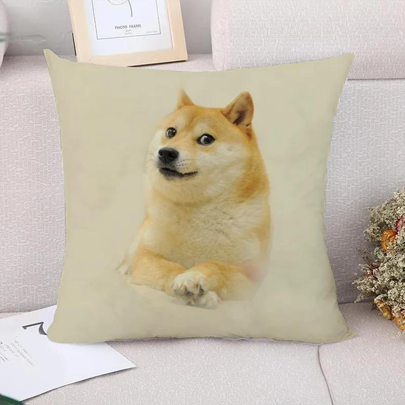 

Декоративная наволочка с рисунком сиба-ину для гостиной, офиса, дома, наволочка для автомобиля 45x45cm