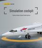 Kaiwei 1:168 Concorde Supersonic Passenger Jet Model with Sound and Light.