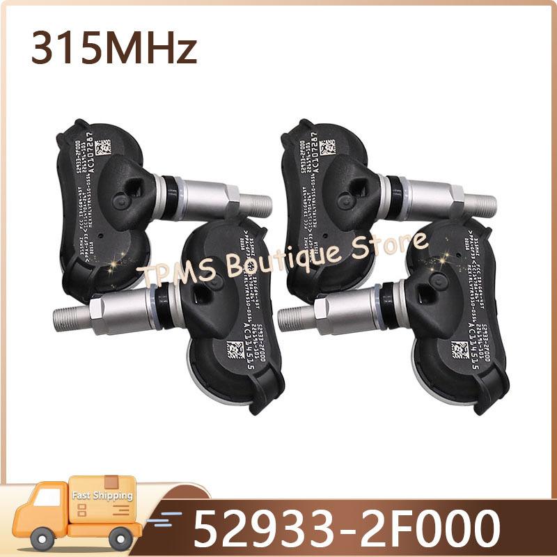 52933-2F000 315MHz 4pcs TPMS Sensor Tire Pressure Monitor System For Hyundai Accent Equus Genesis Sonata Kia Borrego Sportage