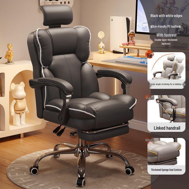 Comfortable Gaming Chair: Home Office Chair, Streaming Chair, Desk Chair for Girls