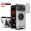 For ZTE Blade V80 Pro Case ZTE Blade V80 Design Cover Magsafe Magnetic Fold Holder Military Armor Camera Protection Cover