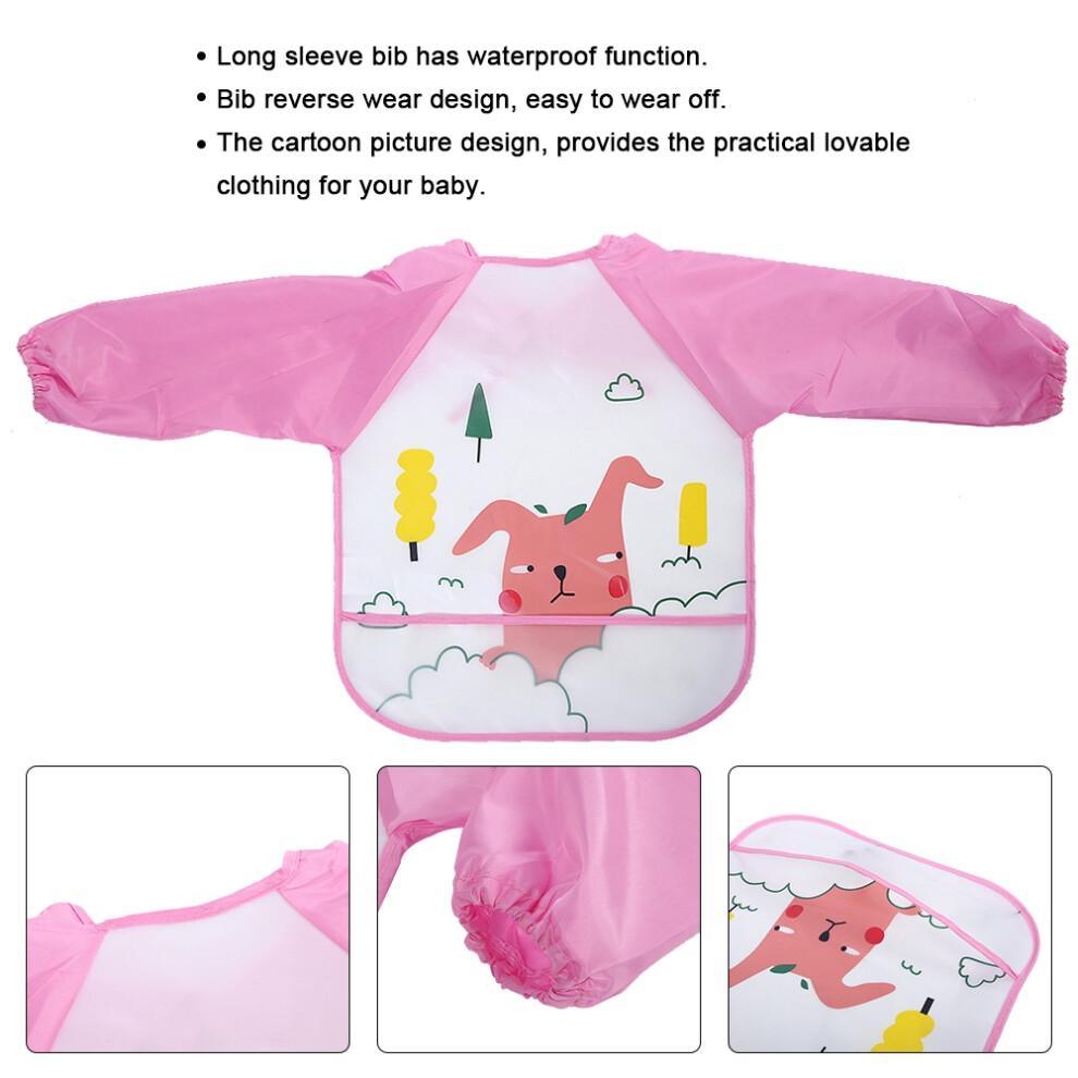 Baby Bibs Infant Cloths Long Sleeve Waterproof