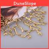 Fashion Solid Color Coral Shaped Women Metal Necklace For Retro Jewelry Lovers