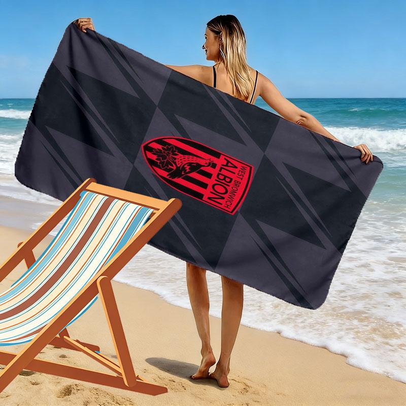 Asciugamano da Spiaggia West Bromwich Albion, Asciugamano Grande Morbido Asciugatura Rapida per Spiaggia Campeggio Nuoto