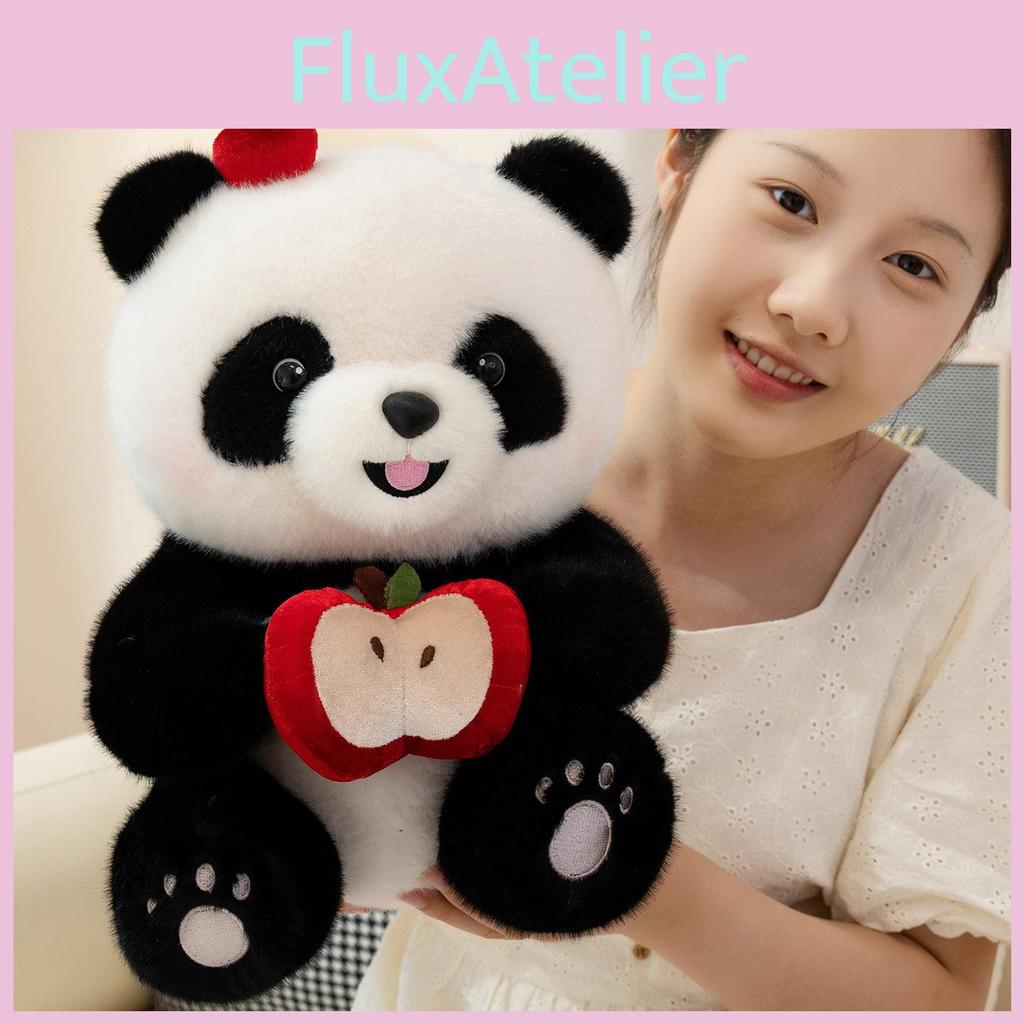 Cute Handheld Umbrella Panda Plush Backpack Doll Pp Filling Cotton